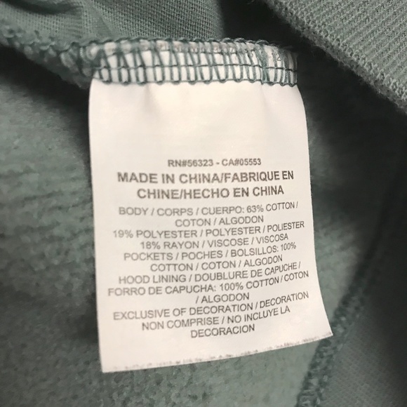 Nike Women’s Funnel Neck Pocket Sweatshirt In Beautiful Blue Green Sage - Picture 15 of 16